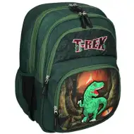 Spirit: T-Rex zaobljena školska torba s četiri odjeljka, ruksak 40x20x18cm