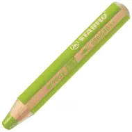 Stabilo: Woody extra-thick 3u1 svjetlozelena drvena bojica