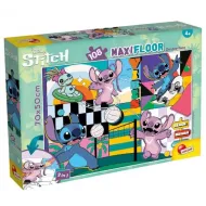 Stitch 2 u 1, puzzle od 108 dijelova i bojanka 70x50 cm - Lisciani