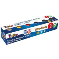 The Littlies: Metalik 6-dijelni set tempera 25ml
