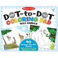 Točka do točkice bojanka - Divlje životinje - Melissa &amp; Doug