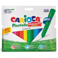 Trokutaste Jumbo bojice od krede u setu 12kom - Carioca