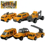 Truck Team: Set od 6 malih automobila u građevinskoj industriji 1/64