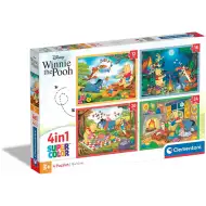 Winnie the Pooh 4 u 1 puzzle - Clementoni