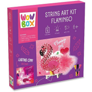 WowBox: LED svjetlosna nitna slika - Flamingo