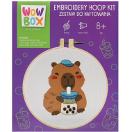 WowBox set za vezenje - Kapibara bubble tea