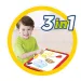 3 u 1 obostrana ploča za crtanje u plavoj boji 40x6x59cm