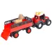 ABC Massey traktor za prijevoz životinja s konjem - Simba Toys