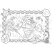 Ariel mala sirena 2 u 1, puzzle od 250 dijelova i bojanka 50x35 cm - Lisciani