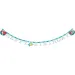 Ariel mala sirena uzorak party banner 200cm