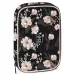 Ars Una: Flowery Black višeslojna pernica 15,5x22,5x4,5cm