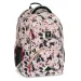 Ars Una: Flowery Pink cvjetni ergonomski školski ruksak, 33x45x24cm