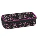 Ars Una: Pearl Blossom Black cvjetna tinejdžerska pernica 22,5x6x11,5cm