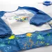 Ars Una: Vodootporna pregača za slikanje s dugim rukavima - Blue Splash