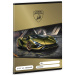Ars Una: Žuta bilježnica s uzorkom Lamborghinija, s kvadratićima, A5 27-32