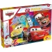 Auta 2 u 1, puzzle s 24 dijelova i bojanka 35x25 cm – Lisciani