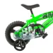 BMX 12” dječji bicikl s pomoćnim kotačima, zelene-crne boje – Dino Bikes bicikl