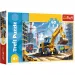 Bager-utovarivač traktor, puzzle od 60 dijelova - Trefl