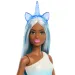 Barbie Dreamtopia: Jednorog lutka u plavoj haljini s duginim uzorkom - Mattel