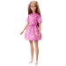 Barbie: Fashionista Prijateljice - stilska modna lutka u ružičastoj haljini s uzorkom marame - Mattel