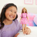 Barbie: Fashionista Prijateljice - stilska modna lutka u ružičastoj haljini s uzorkom marame - Mattel
