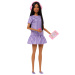 Barbie: Fashionista Prijateljice stilska modna lutka sa slušalicama u ljubičastoj haljini – Mattel
