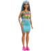 Barbie: Fashionista lutka u šarenoj prugastoj haljini - Mattel