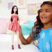 Barbie: Fashionista prijateljice smeđokosa stilska modna lutka u haljini s leopardovim uzorkom – Mattel