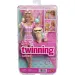 Barbie: Igrački set Modni duo s ljubimcem u ružičastoj boji - Mattel