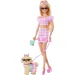 Barbie: Igrački set Modni duo s ljubimcem u ružičastoj boji - Mattel