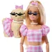 Barbie: Igrački set Modni duo s ljubimcem u ružičastoj boji - Mattel