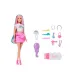 Barbie: Sjajna Lutka s Dugom Kosom s Dodacima - Mattel