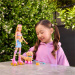 Barbie set za šetanje psa i rolanje - plavokosa lutka - Mattel