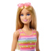 Barbie set za šetanje psa i rolanje - plavokosa lutka - Mattel