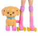 Barbie set za šetanje psa i rolanje - plavokosa lutka - Mattel