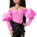 Barbie trendi prijateljice - u crnoj minici - Mattel