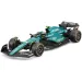 Bburago: Aston Martin AMR23 F1 trkaći automobil metalni model 1/43 (Fernando Alonso #14, verzija s kacigom)