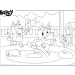 Bluey 2-u-1 puzzle od 60 dijelova i bojanka 50x35 cm - Lisciani
