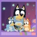 Bluey 3 u 1, puzzle s 20-36-50 dijelova - Trefl
