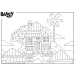 Bluey bajka za laku noć 2 u 1, puzzle od 24 dijela i bojanka 35x25 cm - Lisciani