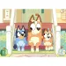 Bluey psići na stepenicama 2 u 1, puzzle od 24 dijela i bojanka 35x25 cm - Lisciani