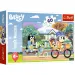 Bluey vozi bicikl, puzzle od 60 komada - Trefl