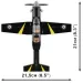 COBI: Beechcraft T-6 Texan II crna građevinska igračka (26626)