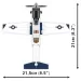 COBI: Beechcraft T-6 Texan II plavo-bijela građevinska igračka (26624)