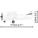 COBI: Cessna 172 Skyhawk bijela građevinska igračka (26620)