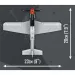 COBI: Mustang P-51D „TOP GUN: Maverick” konstrukcijska igračka avion (5847)