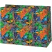 Cardex: Velika poklon vrećica za zabavu s dinosaurom na dasci, 26,7x13,7x33 cm
