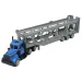 City Truck: Plavi auto-transporter crveni kamion 22cm