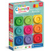 Clemmy: Mekani set kockica u bojama duge, 9-dijelni - Clementoni