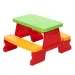 Crveni piknik stol 70x79x47cm
